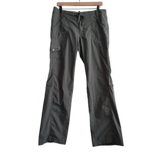 REI Gray Aldervale Roll-Up Convertible Nylon Stretch Hiking Pants